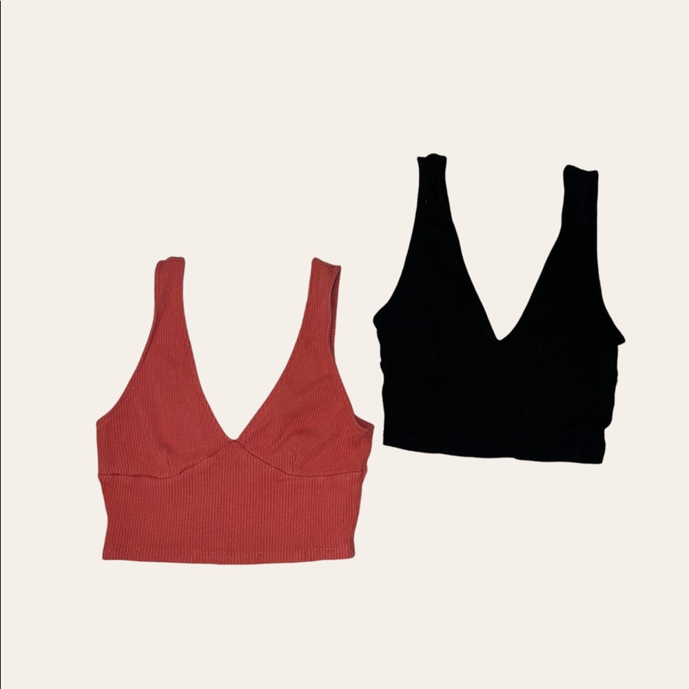 2 Front open Cropped tops